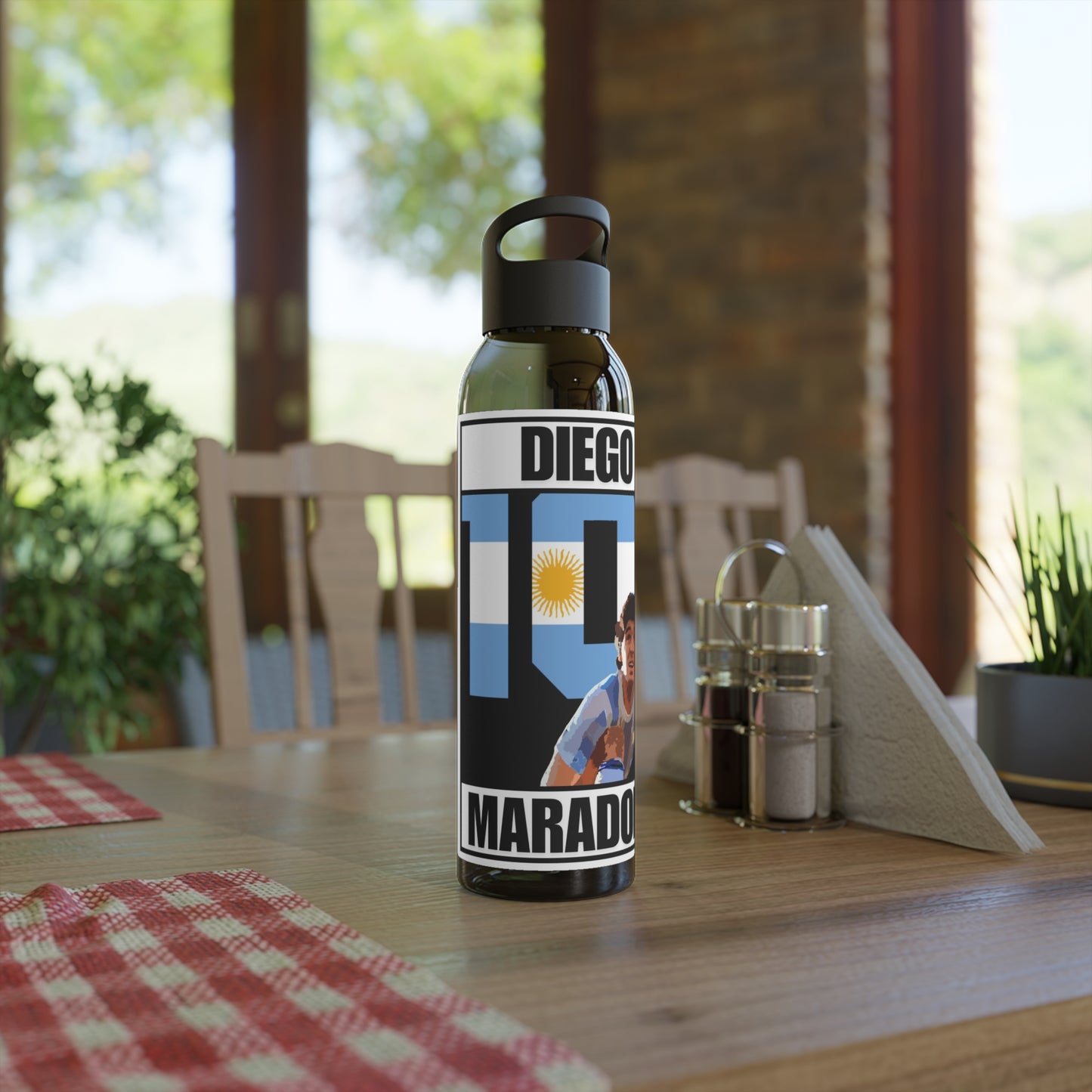 Diego Maradona Water Bottle