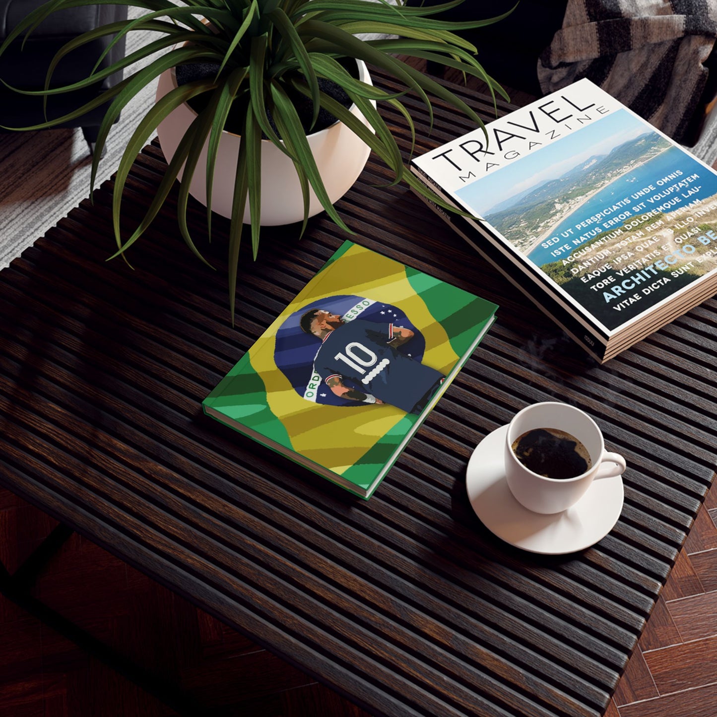 Neymar Hardback Notepad