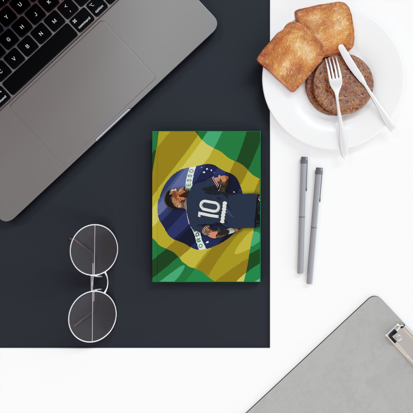 Neymar Hardback Notepad