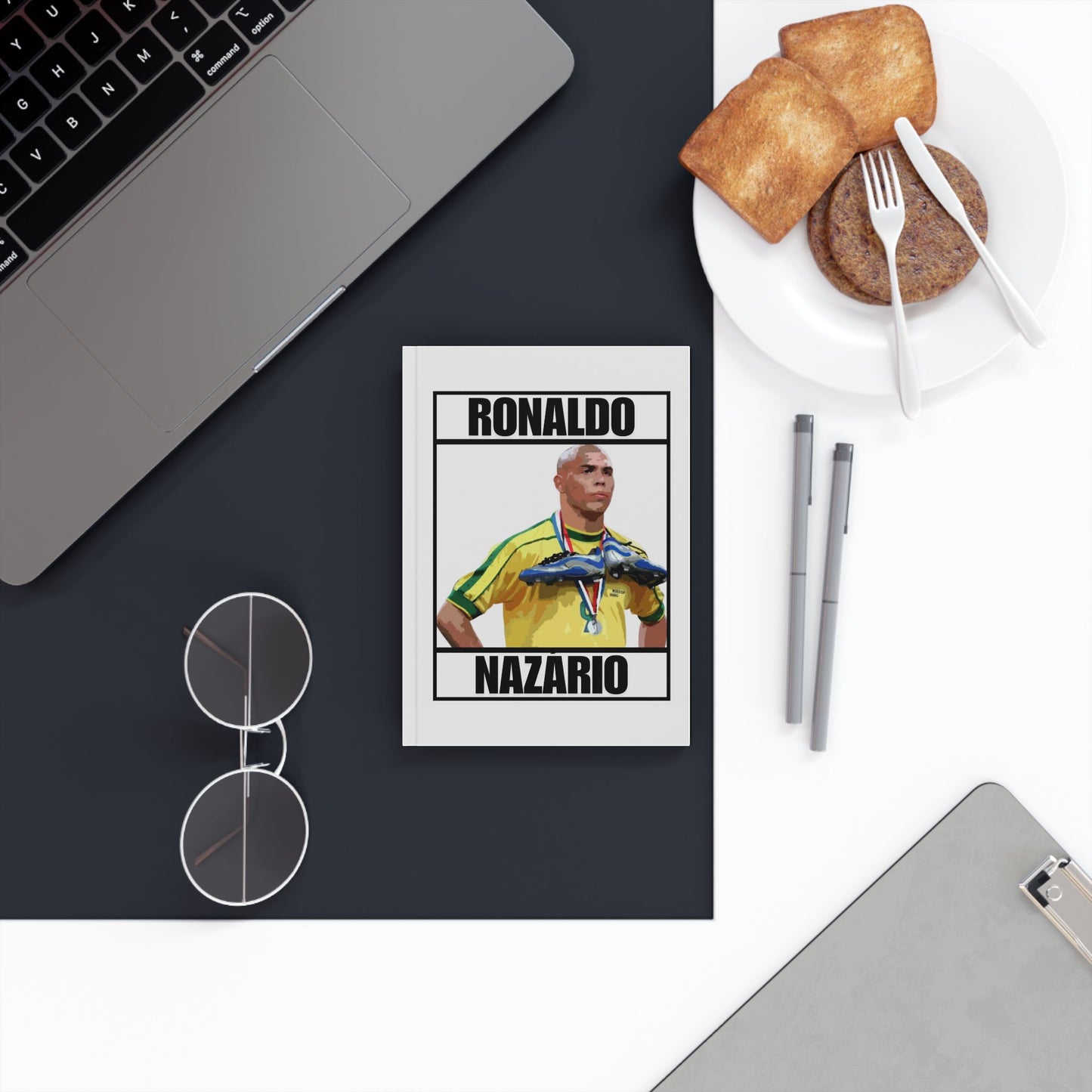 Ronaldo Nazario Hardback Notepad