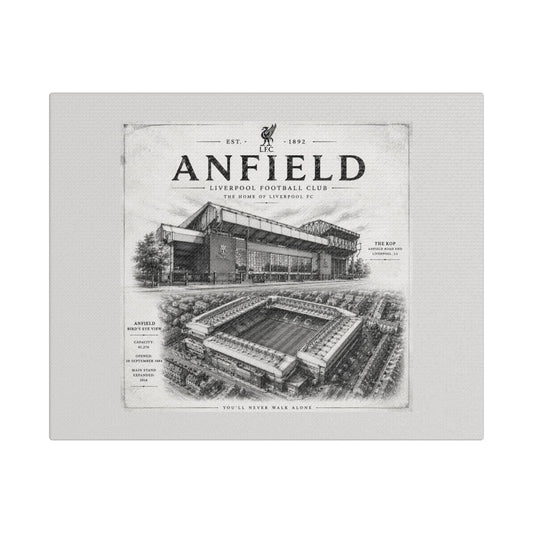 Vintage Anfield Canvas Print