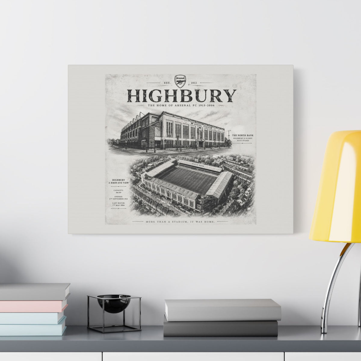Vintage Highbury Canvas Print