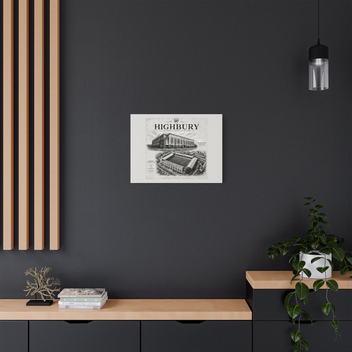 Vintage Highbury Canvas Print