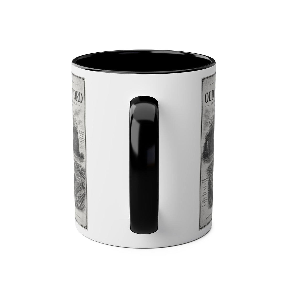 Old Trafford Football Stadium Two-Tone Coffee Mug