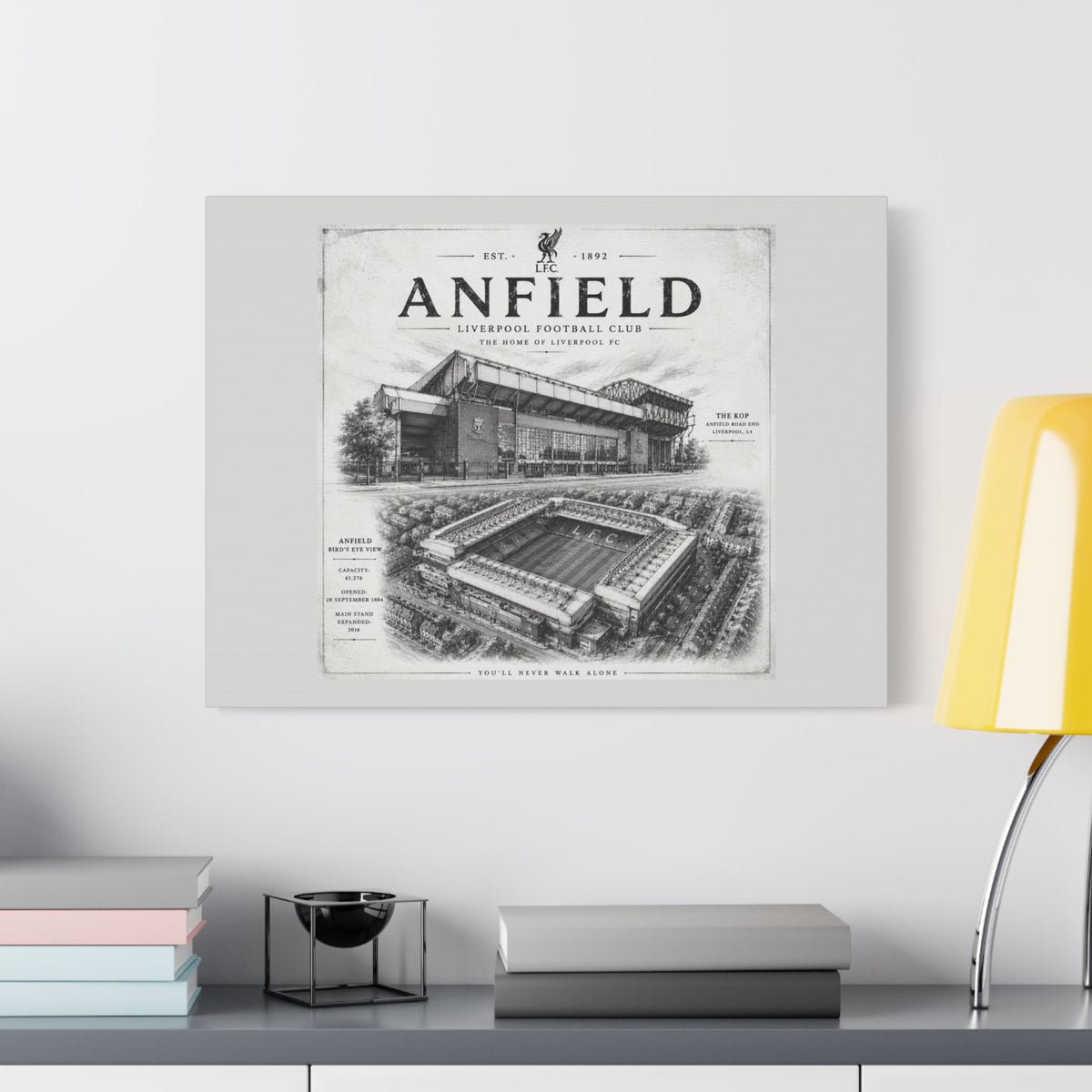 Vintage Anfield Canvas Print