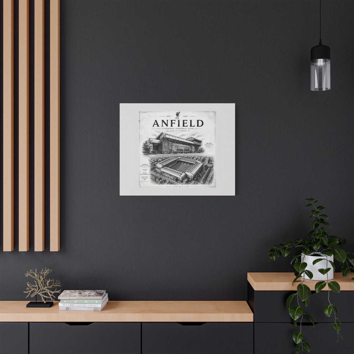 Vintage Anfield Canvas Print